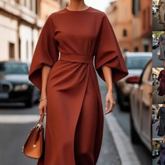 Loose Batwing Sleeve Dress