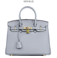 Platinum Bag in First Layer Cowhide for Women