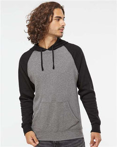Independent Trading Co. PRM33SBP Unisex Special Blend Raglan Hooded Sweatshirt
