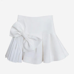High Waist Slimming Anti-Glare Short Skirt